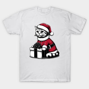 Christmas cat T-Shirt